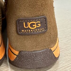 UGG Tan and Orange Waterproof Boots